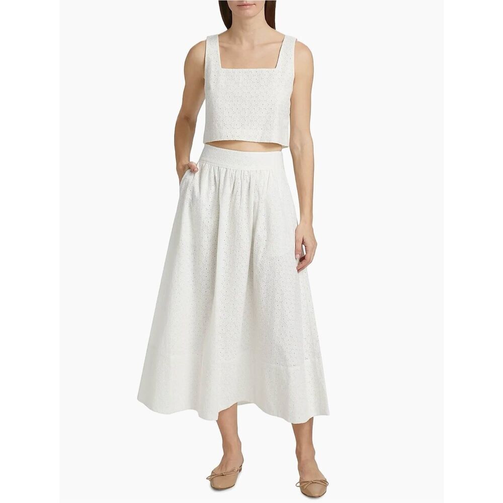 ✨Paige Aelita Cotton White Sz XS Crop Top✨